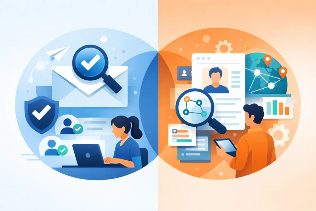 Email Verification vs Lead Enrichment Explained